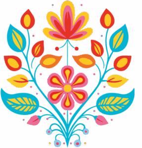Anishinaabe floral with Ojibwe flowers and plants